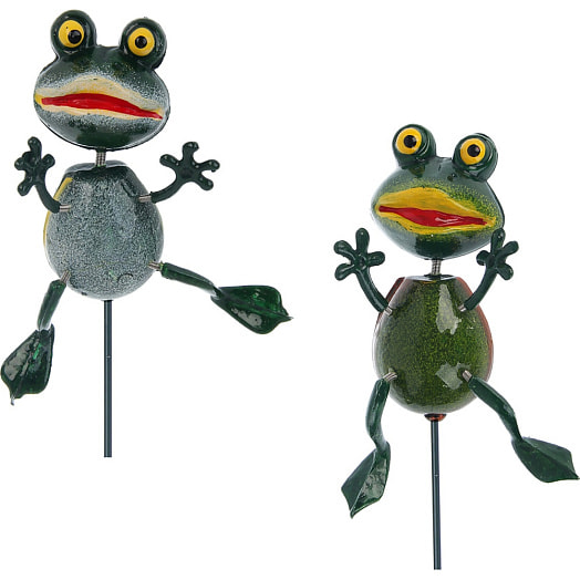 Фигурка на стержне Лягушка Inbloom 12*6*60см арт.153-201 Китай