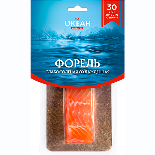 Форель радужная филе-кусок Классическая 150г с кожей сл/с охл Беларусь