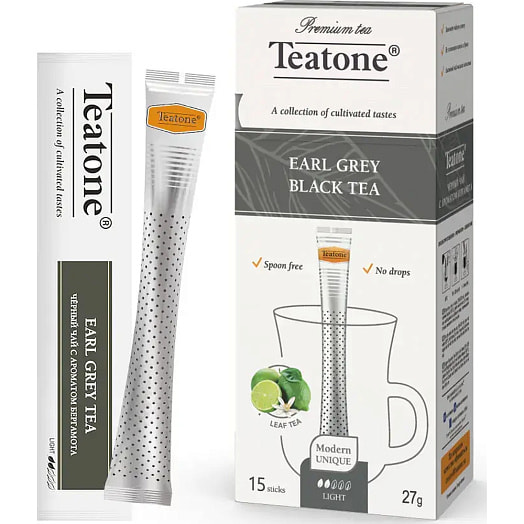 Чай черный Teatone с бергамотом (15шт*1,8г) 27г ООО А-Трейд Россия Teatone