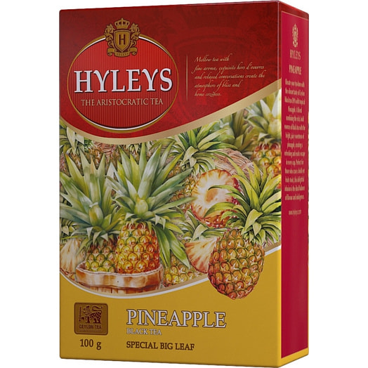 Чай Хэйлис Ананас черный байховый кр/лист 100г Regency Teas Шри-Ланка Hyleys