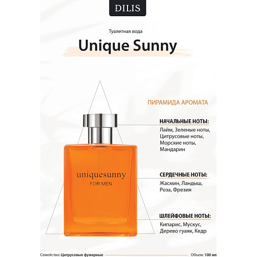 Туалетная вода La Vie 100мл Unique Sunny мужская Беларусь