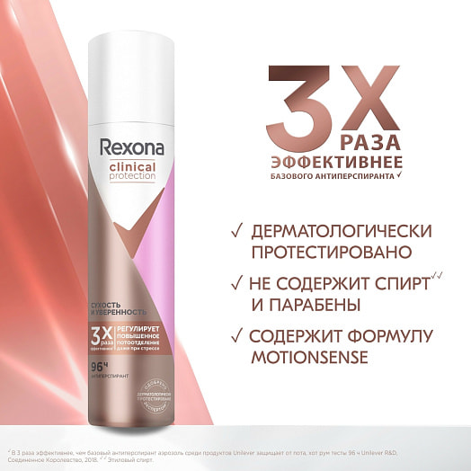 Део-аэрозоль REXONA 75мл сухость и уверенность Unilever Россия REXONA