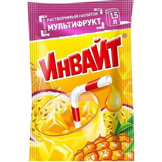 Растворимый напиток Инвайт Мультифрукт 12г Турция Канди Клаб