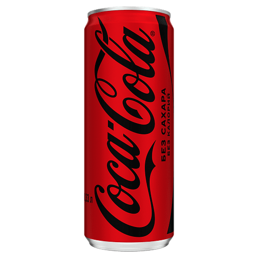 Напиток Coca-Cola без сахара 330мл ж/б Coca-Cola Беларусь