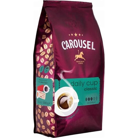 Кофе в зернах Carousel Daily Cup Classic 1кг жареный Нидерланды