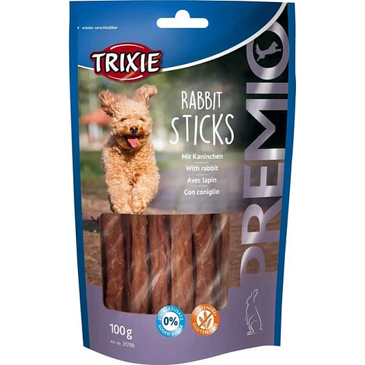 Лакомство Trixie Premio для собак палочки из кролика 100г Китай Trixie