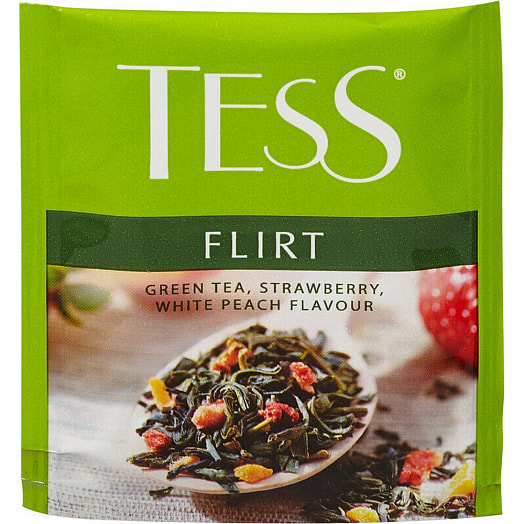 Чай Tess 36г Flirt зеленый 25пак*1.5г Орими Россия