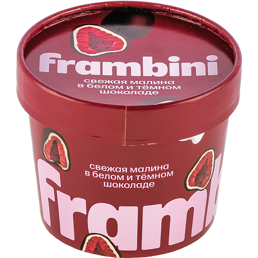 Малина в белом и темном шоколаде зам 130г пл/ст ООО Фрамбини Россия