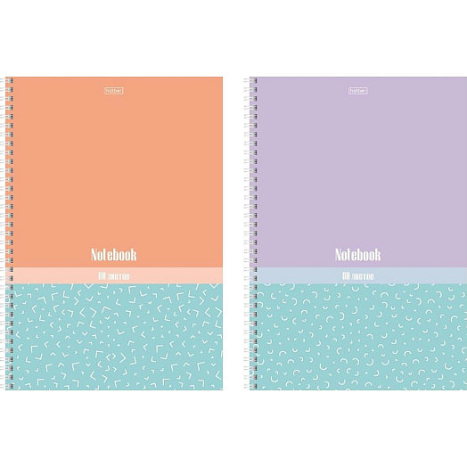 Тетрадь Скобочки 80л, А4, клетка, на гребне арт.80Т4лВ1гр Хатбер-М ООО Россия Hatber