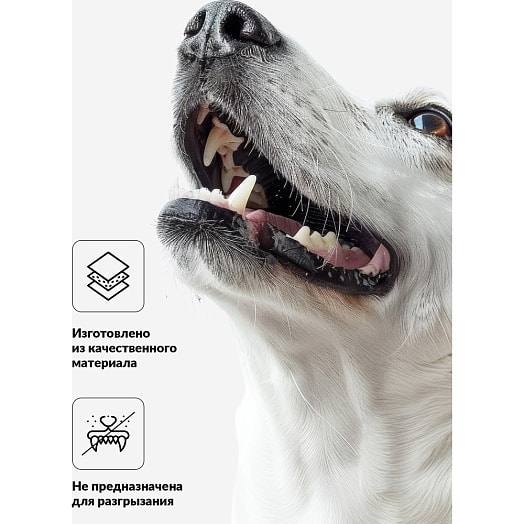 Игрушка для собак пищащая Мяч с шипами, 6,5см, голубая арт.7159728 Китай