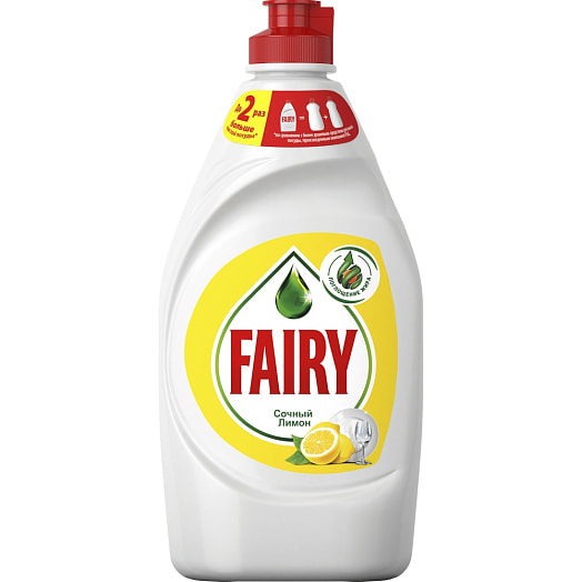 Средство для мытья посуды Fairy 450мл Сочный лимон Procter & Gamble Россия