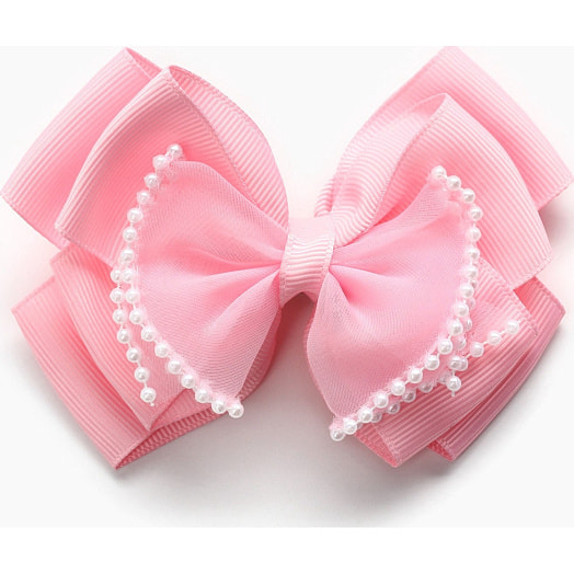 Бант для волос на заколке, зажим, розовый, Минни Маус арт.10048181 Shantou Chenghai Yibao Toys Factory Китай Disney