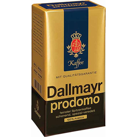 Кофе Dallmayr Prodomo 500г в/у натуральный молотый Aldis Dallmayr Германия Dallmayr