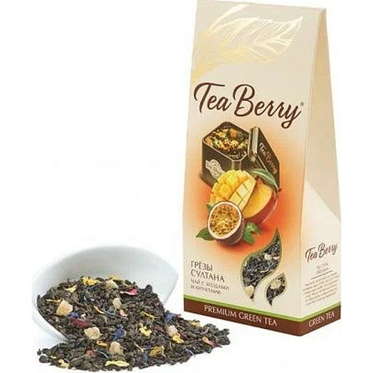 Чай чёрный TeaBerry Брызги шампанского 100г ООО РЧК-Трейдинг Россия TeaBerry