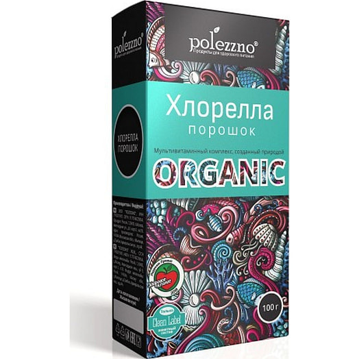Хлорелла порошок 100г ООО ТД Глобус Россия