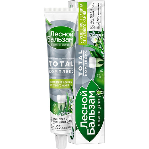 Профилактическая зубная паста Лесной бальзам 75мл алое-вера и белый чай Россия