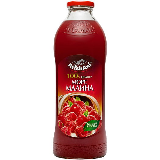 Морс ягодный ArtshAni из малины 1л ст/б ООО ТПК Аршани Россия Arshani