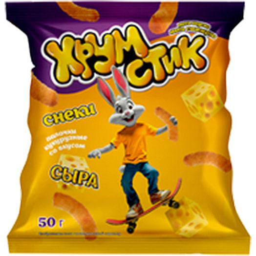 Кукурузные палочки со вкусом сыра 50г Лидапищеконцентраты Беларусь Хрумстик