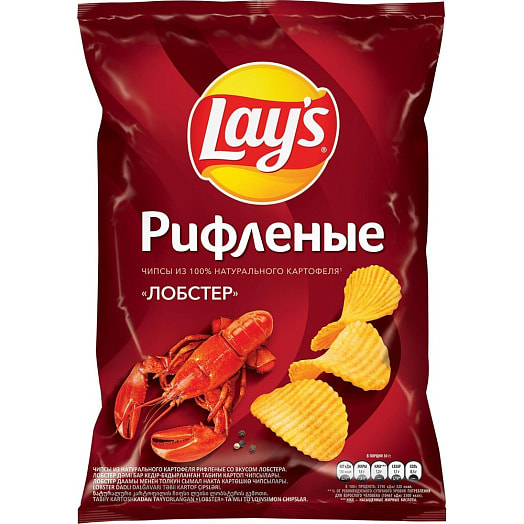 Чипсы Lays 70г со вкусом лобстера ООО ПепсиКо Холдингс Россия Lays