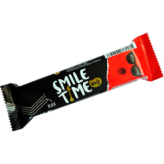 Вафельный батончик Smile time Black 21г Беларусь