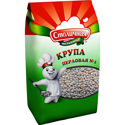Крупа Столичная мельница 1кг перловая Беларусь