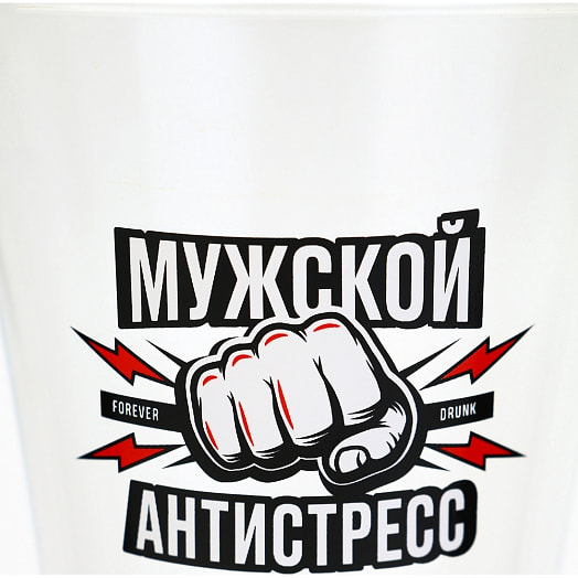 Бокал для пива Мужской антистресс 320мл арт.9572764 Россия