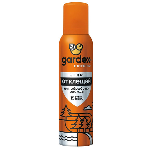 Аэрозоль от клещей Gardex Extreme 150мл Россия