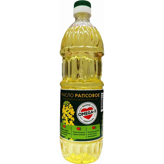 Масло растительное 780мл ПЭТ рапсовое ОАО Минский маргариновый завод Беларусь
