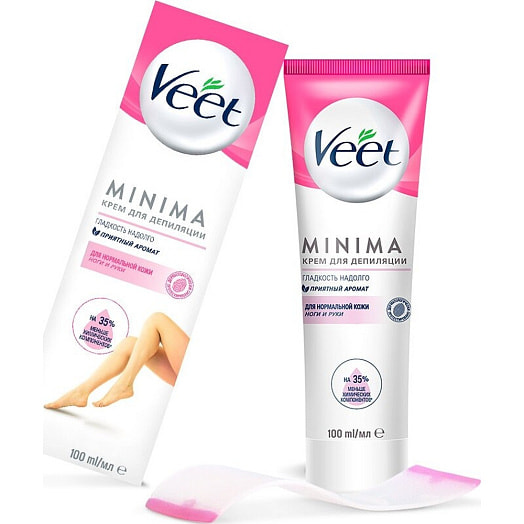 Крем для депиляции VEET 100мл для нормальной кожи MINIMA Франция VEET